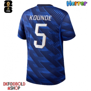 Frankrig Jules Kounde #5 Hjemmebanetrøje VM 2026 Kort ærmer
